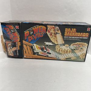 Vintage Mattel Power devils BAJA BACKROADS With Box, No Cars Or Trailer